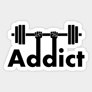 Gym Addict Sticker